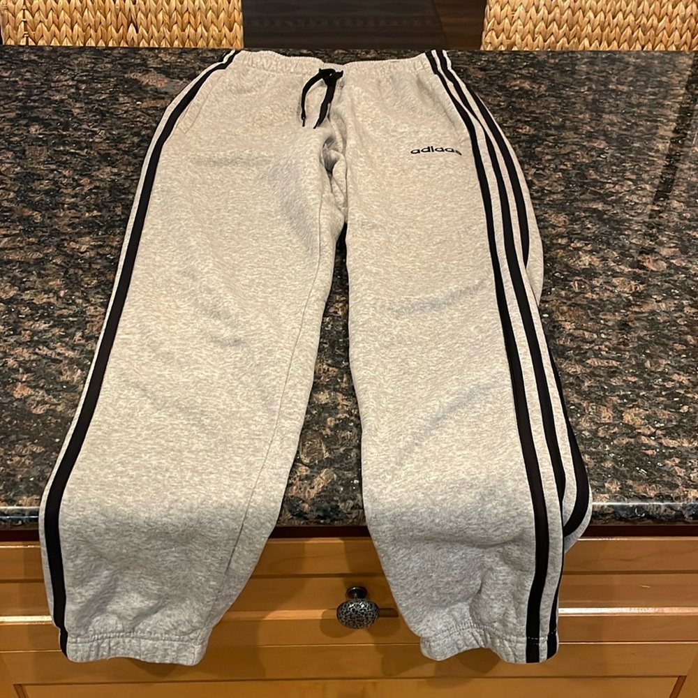 Adidas 3-stripe fleece lined joggers